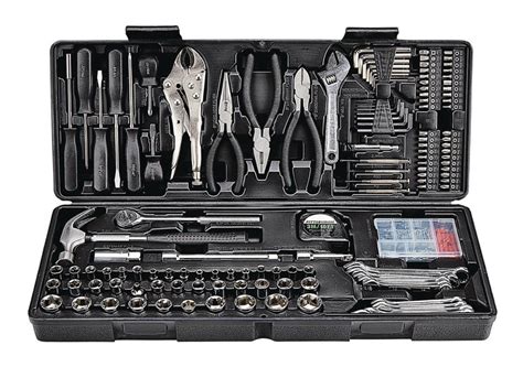 Pittsburgh 130 piece tool kit with case - If you are looking for a comprehensive and affordable tool kit, you might want to check out the Pittsburgh 130 Piece Tool Kit with Case. This kit includes a variety of mechanic hand tools and accessories, such as wrenches, pliers, screwdrivers, sockets, and more. The kit also comes with a handy carry organizer that keeps your tools neat and secure. Whether you need to fix your car, bike, or ...